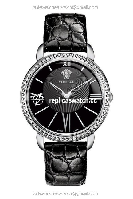Versace Silver New Krios M6q99d008 S009 Stainless Steel 38mm Quartz Watch Versace Silver New Krios M6q99d008 S009 Stainless Steel 38mm Quartz Watch
