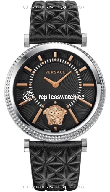 Versace Silver New V-helix Vqg020015 Steel Quartz 38mm Watch Versace Silver New V-helix Vqg020015 Steel Quartz 38mm Watch