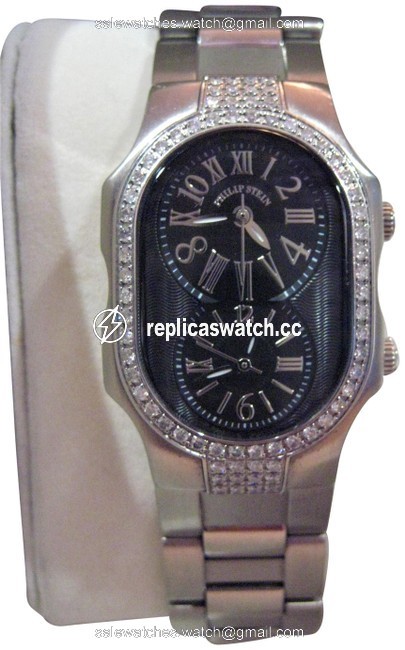 Philip Stein Black Box Dbl Diamond Signature 1.08 Ct~box Pap Watch Philip Stein Black Box Dbl Diamond Signature 1.08 Ct~box Pap Watch