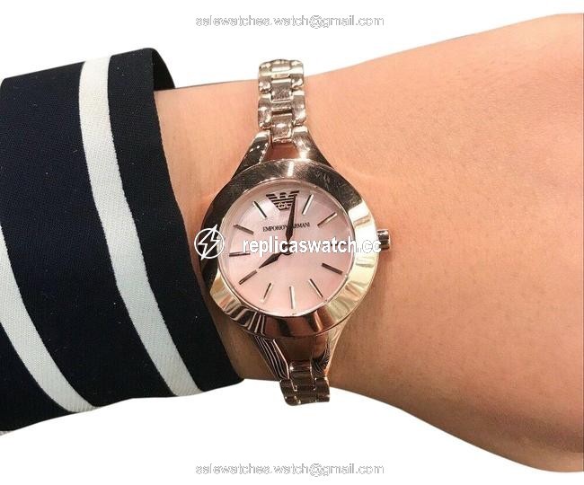 Emporio Armani Rose Gold Multi-colour Dial Womens Watch Emporio Armani Rose Gold Multi-colour Dial Womens Watch