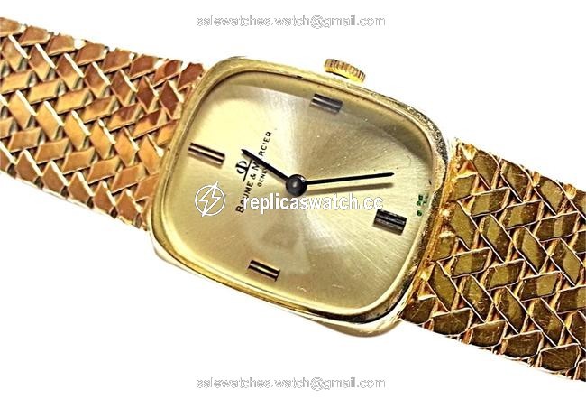 Baume & Mercier Geneve Vintage 14 Karat Yellow Gold Watch Baume & Mercier Geneve Vintage 14 Karat Yellow Gold Watch
