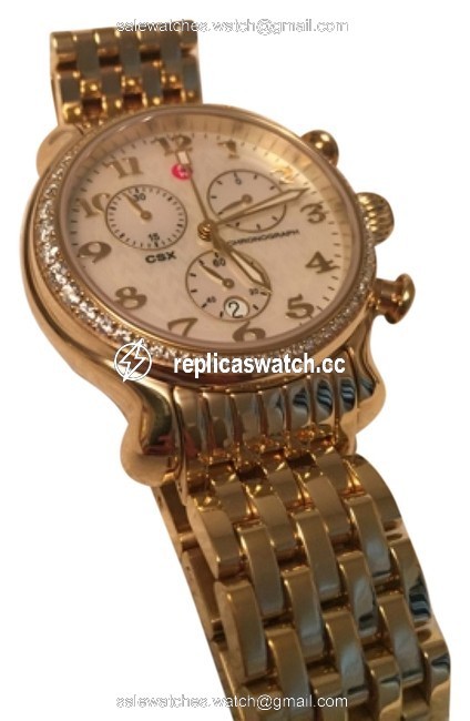 Michele Gold Csx-36 Watch Michele Gold Csx-36 Watch