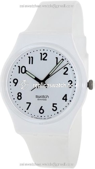 Swatch White Female Casual Gw151 Analog Watch Swatch White Female Casual Gw151 Analog Watch