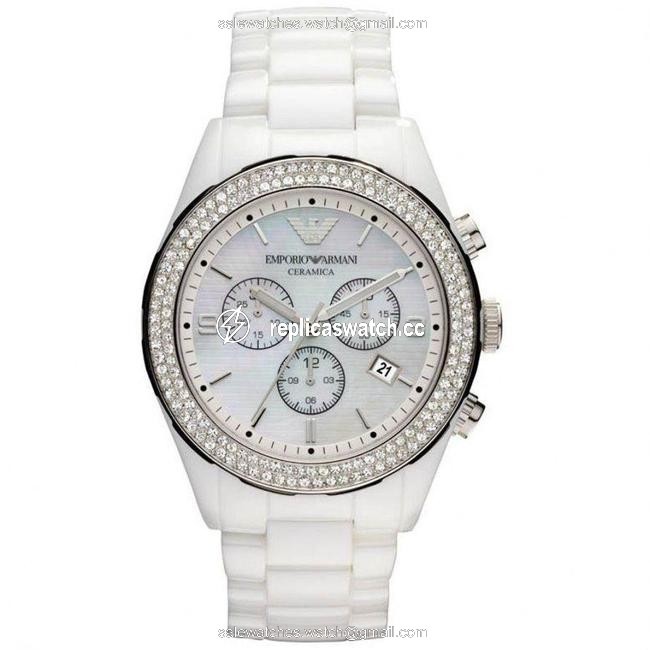Emporio Armani White Ceramic Ladies Ar1456 Watch Emporio Armani White Ceramic Ladies Ar1456 Watch