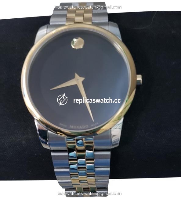 Movado Silver & Gold New Unisex Swiss Museum Classic Two-tone Stainless Steel Watch Movado Silver & Gold New Unisex Swiss Museum Classic Two-tone Stainless Steel Watch