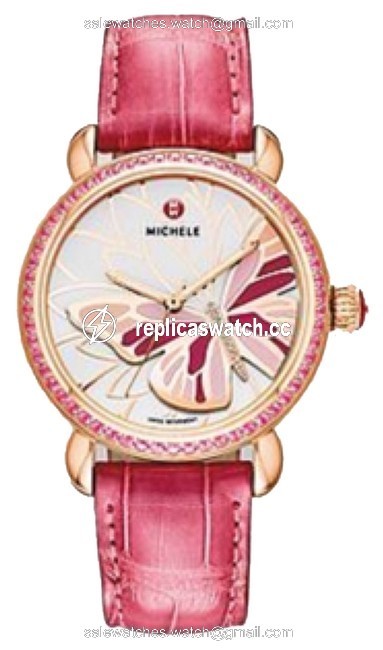 Michele Sale Garden Party Rose Gold Watch Michele Sale Garden Party Rose Gold Watch