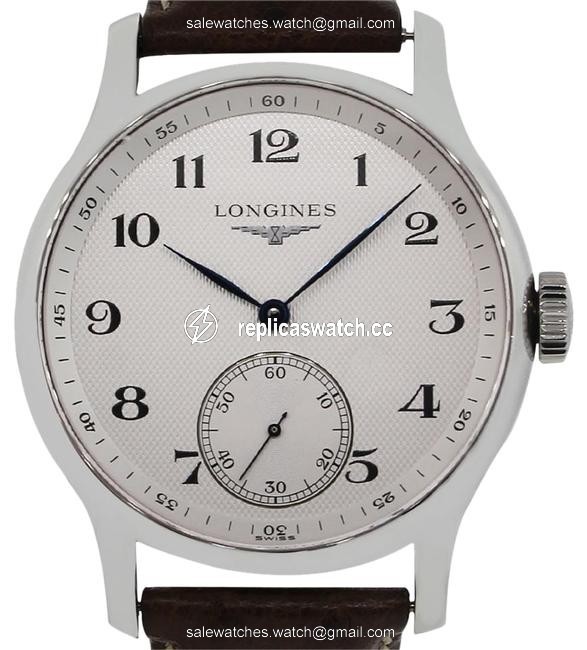 Longines White Black Stainless Steel Master Collection Leather Watch Longines White Black Stainless Steel Master Collection Leather Watch