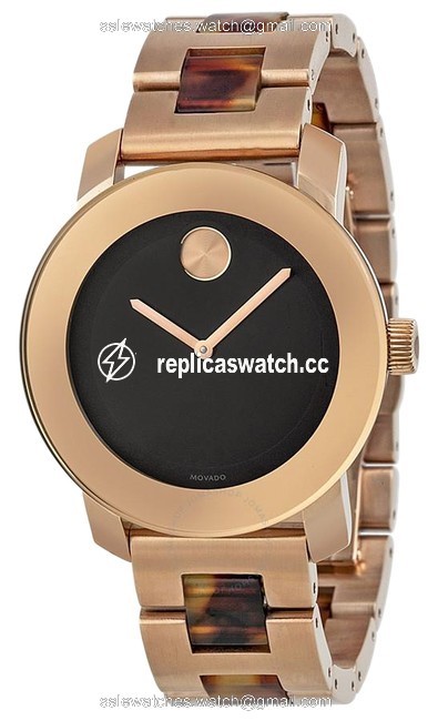 Movado Rose Gold Tone 3600189 Womens Brown Quartz Watch Movado Rose Gold Tone 3600189 Womens Brown Quartz Watch