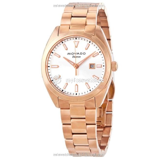 Movado Rose Gold-tone Heritage-datron Quartz Ladies 3650039 Watch Movado Rose Gold-tone Heritage-datron Quartz Ladies 3650039 Watch