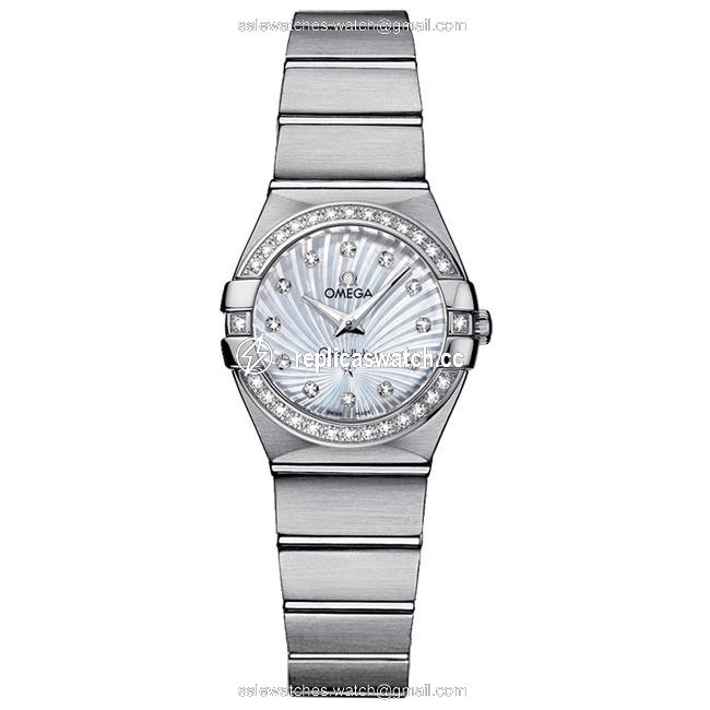 Omega White Mother Of Pearl Constellation 123.15.24.60.55.002 24mm (8623) Watch Omega White Mother Of Pearl Constellation 123.15.24.60.55.002 24mm (8623) Watch
