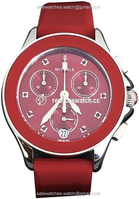 Michele Red Flash-sale Cape Chronograph Dial Mww27c000004 Watch Michele Red Flash-sale Cape Chronograph Dial Mww27c000004 Watch