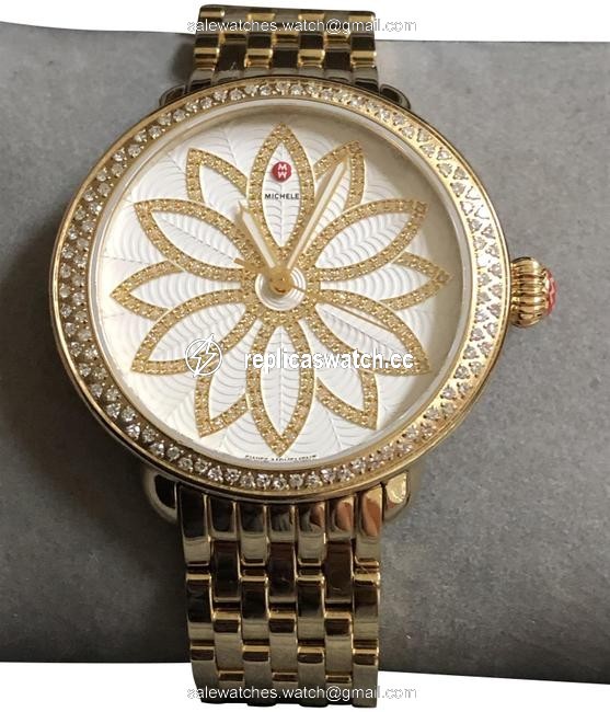 Michele Gold Serein Diamond Flower (276 Diamonds) Watch Michele Gold Serein Diamond Flower (276 Diamonds) Watch