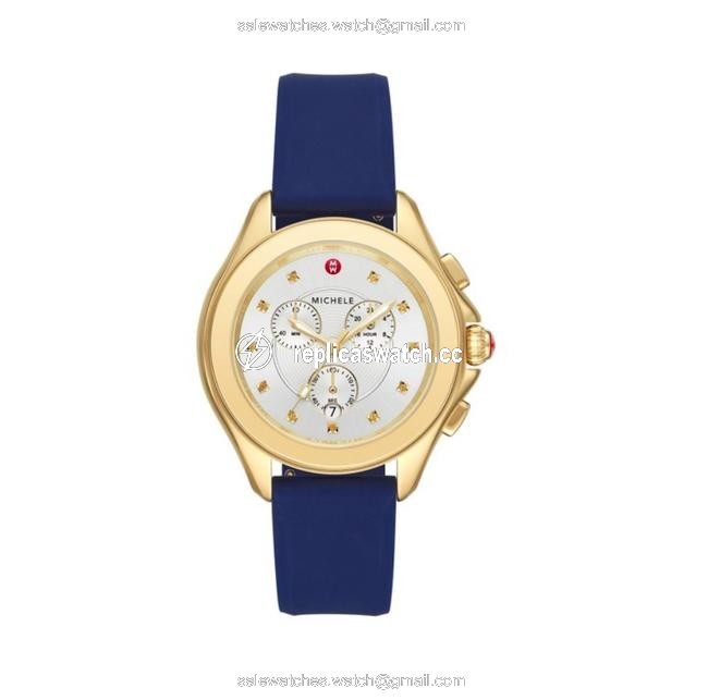 Michele Gold Cape 18k Honey Topaz Watch Michele Gold Cape 18k Honey Topaz Watch