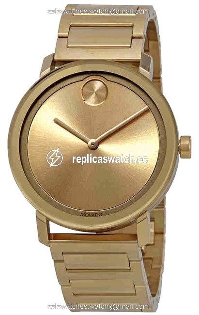 Movado Bold Gold Dial Yellow Gold Ion-plated Mens 3600508 Watch Movado Bold Gold Dial Yellow Gold Ion-plated Mens 3600508 Watch