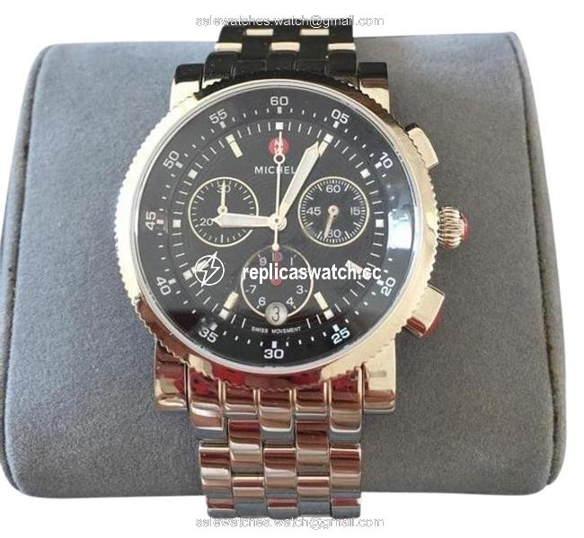 Michele Black Flash-sale Silver/Black Sport Sail Dial Mww01c000022 Watch Michele Black Flash-sale Silver/Black Sport Sail Dial Mww01c000022 Watch