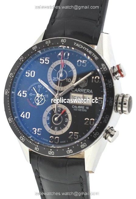 TAG Heuer Black Cv2a10 Carrera Chronograph Mens Watch TAG Heuer Black Cv2a10 Carrera Chronograph Mens Watch
