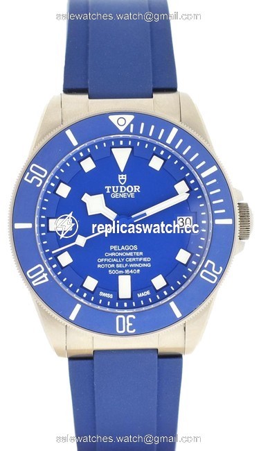 Tudor Blue Pelagos 25600 Titanium Dial Mens Watch Tudor Blue Pelagos 25600 Titanium Dial Mens Watch