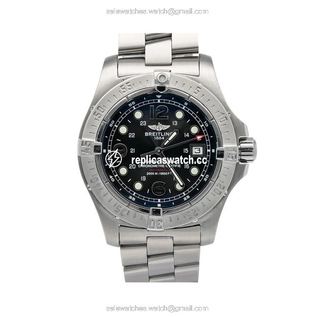 Breitling Blue Superocean Steelfish A17390 44mm Dial Watch Breitling Blue Superocean Steelfish A17390 44mm Dial Watch