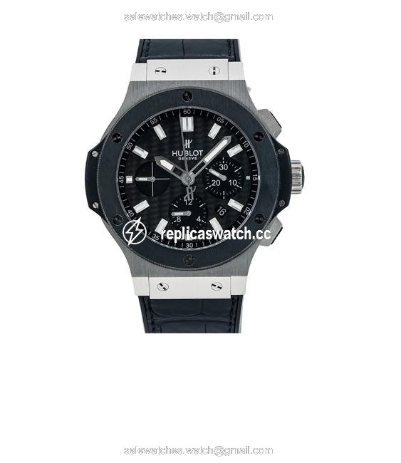 Hublot Black Big Bang 301.sm.1770.rx 44mm Dial with Leather Bracelet Watch Hublot Black Big Bang 301.sm.1770.rx 44mm Dial with Leather Bracelet Watch
