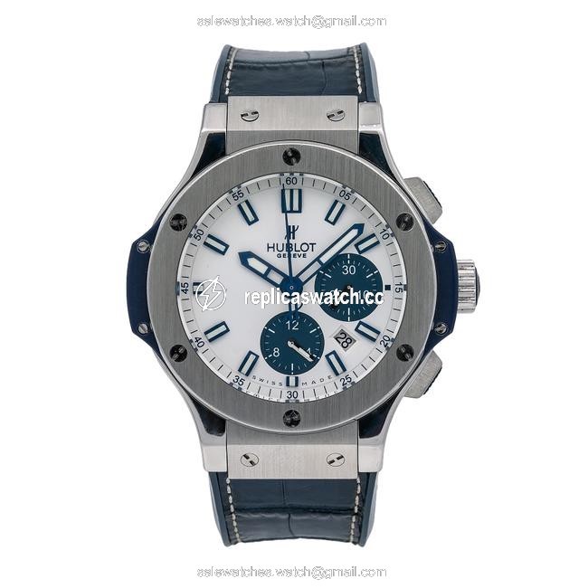 Hublot White Big Bang 301.sx.7170 44mm Dial with Leather Bracelet Watch Hublot White Big Bang 301.sx.7170 44mm Dial with Leather Bracelet Watch