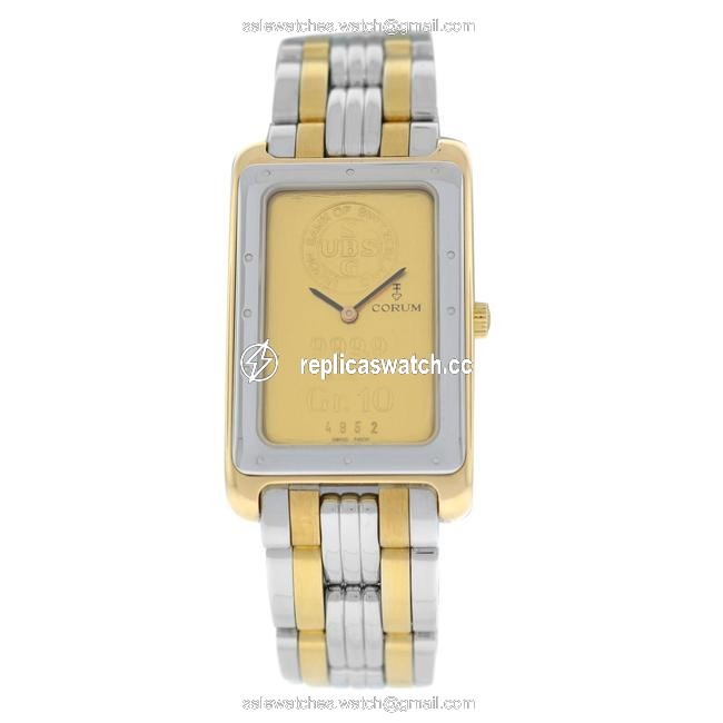 Corum Yellow Gold Silver Mens Ingot 64.400.21 Steel 24k 10 Gram 999.9 Watch Corum Yellow Gold Silver Mens Ingot 64.400.21 Steel 24k 10 Gram 999.9 Watch