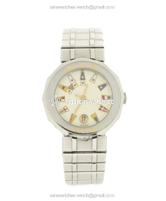 Corum Silver Admirals Cup Watch Corum Silver Admirals Cup Watch