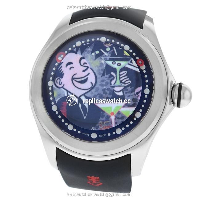 Corum Silver Bubble Big Magical Pop De La Nuez L390/03635 - 390.101.04/0371 P Watch Corum Silver Bubble Big Magical Pop De La Nuez L390/03635 - 390.101.04/0371 P Watch