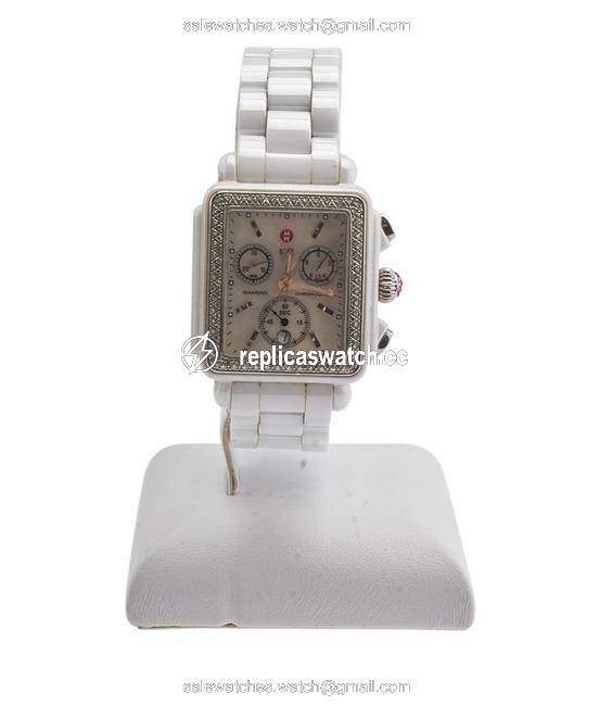 Michele Mww06f000002 Diamond Deco Stainless Steel Quartz Chronograph Watch 103550 Michele Mww06f000002 Diamond Deco Stainless Steel Quartz Chronograph Watch 103550