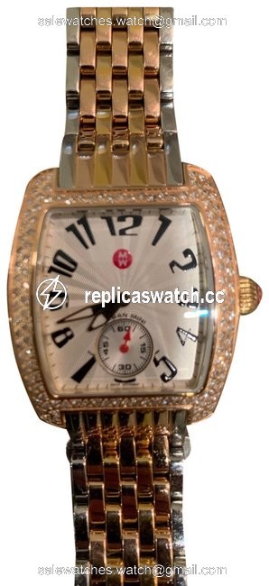 Michele Urban Mini Tri-tone Watch Michele Urban Mini Tri-tone Watch