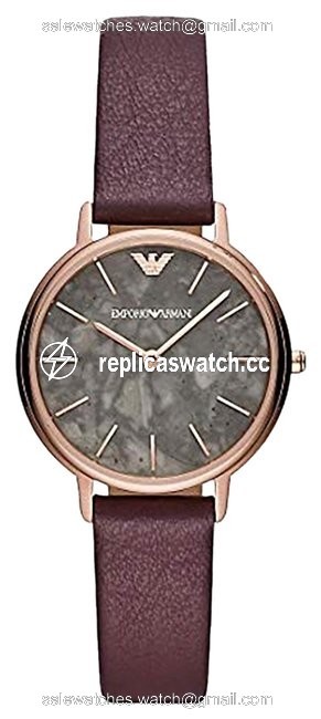 Emporio Armani Purple Womens Leather Ar11172 Watch Emporio Armani Purple Womens Leather Ar11172 Watch