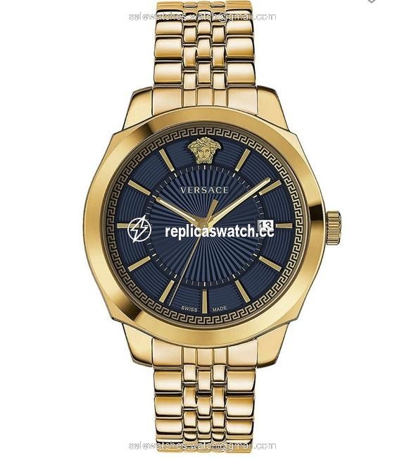 Versace Icon Classic Ip Gold Stainless Steel Bracelet Watch Versace Icon Classic Ip Gold Stainless Steel Bracelet Watch
