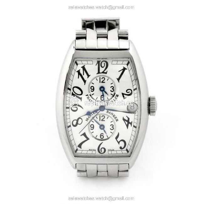 Franck Muller 61145 Box Master Banker Date Ssteel Mens Wrist 5850 Cert Watch Franck Muller 61145 Box Master Banker Date Ssteel Mens Wrist 5850 Cert Watch