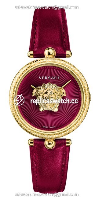 Versace Red & Gold Palazzo Empire Watch Versace Red & Gold Palazzo Empire Watch