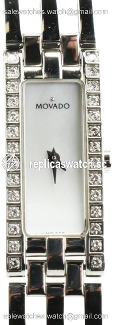 Movado Mop/Steel 14mm Esperanza Diamond 84.h5.1400 Watch Movado Mop/Steel 14mm Esperanza Diamond 84.h5.1400 Watch