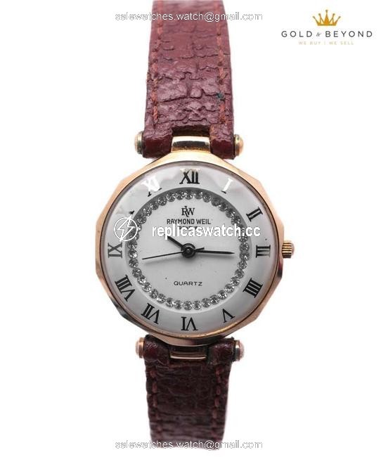 Raymond Weil Multicolor Goldtone Ladies Diamond 25mm Watch Raymond Weil Multicolor Goldtone Ladies Diamond 25mm Watch