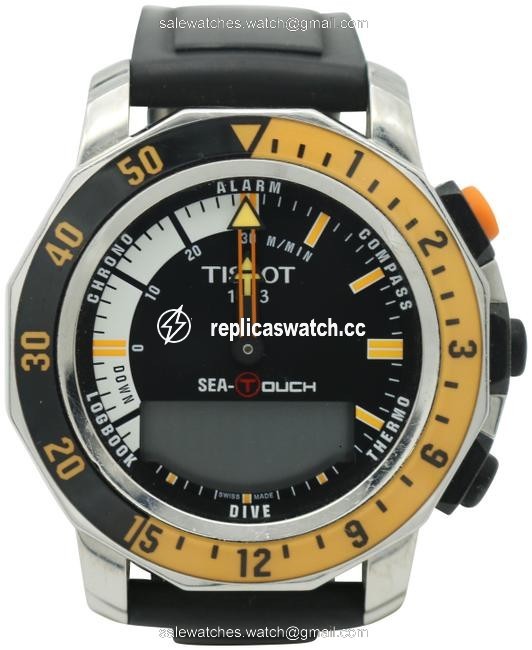 Tissot Black Sea-touch Mens Watch Tissot Black Sea-touch Mens Watch
