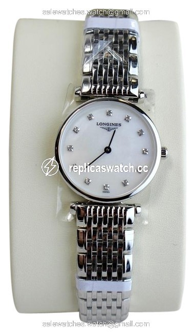 Longines Stainless Steel and Diamonds La Grande Classique Ladies L42094 Watch Longines Stainless Steel and Diamonds La Grande Classique Ladies L42094 Watch