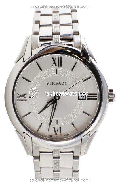 Versace Apollo Stainless Steel Watch Versace Apollo Stainless Steel Watch