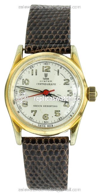 Tudor Gold Tone 1940s By Rolex Oyster Centregraph (Collectible) Watch Tudor Gold Tone 1940s By Rolex Oyster Centregraph (Collectible) Watch