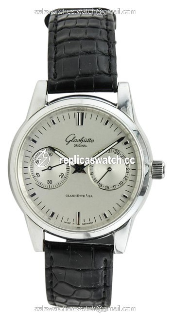 Glash¨ątte Original Stainless Steel Senator Hand Date Watch Glash¨ątte Original Stainless Steel Senator Hand Date Watch