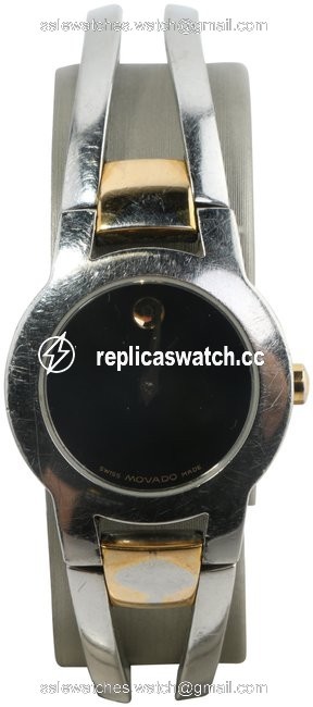 Movado Two Tone Amparosa 24mm 81.e4.1842 Watch Movado Two Tone Amparosa 24mm 81.e4.1842 Watch