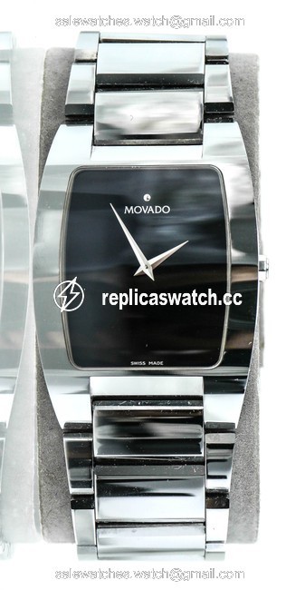 Movado Black Fiero Tungsten Carbide Unisex Watch Movado Black Fiero Tungsten Carbide Unisex Watch