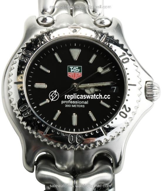 TAG Heuer Black/ Steel Professional 200m Quartz Diver S99.306 Watch TAG Heuer Black/ Steel Professional 200m Quartz Diver S99.306 Watch