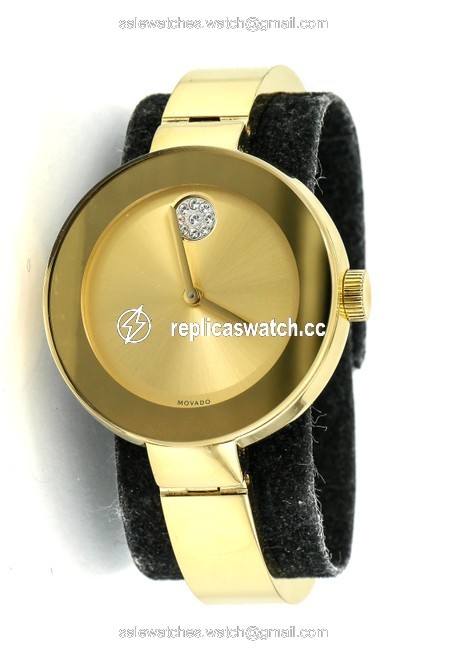 Movado Gold Tone Mb.01.3.34.6095 Watch Movado Gold Tone Mb.01.3.34.6095 Watch
