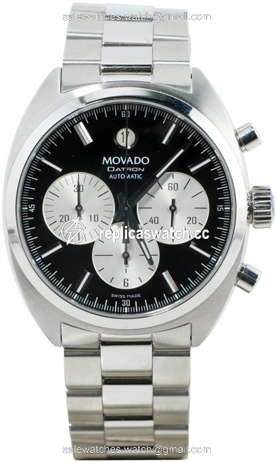 Movado Black/Steel 38mm Datron Subsea Chronograph 18.1.14.1083 Watch Movado Black/Steel 38mm Datron Subsea Chronograph 18.1.14.1083 Watch