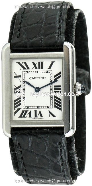 Cartier Stainless Steel Solo Tank 3170 Watch Cartier Stainless Steel Solo Tank 3170 Watch