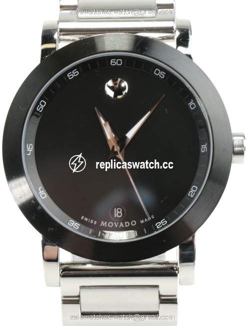 Movado Black/Silver 42mm Museum Sports Watch Movado Black/Silver 42mm Museum Sports Watch