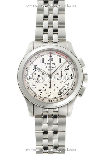Zenith Class El Primero Hw Chronograph Manual Winding 02.0500.420 Silver Dial Stainless Steel Watch Zenith Class El Primero Hw Chronograph Manual Winding 02.0500.420 Silver Dial Stainless Steel Watch