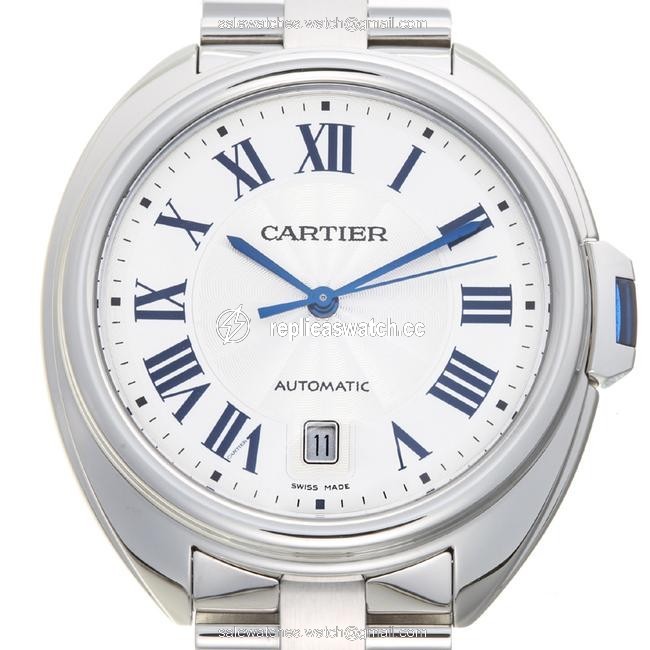 Cartier Roman Cr?? De 40mm Mens Wscl0007 Stainless Steel Silver Dial Watch Cartier Roman Cr?? De 40mm Mens Wscl0007 Stainless Steel Silver Dial Watch