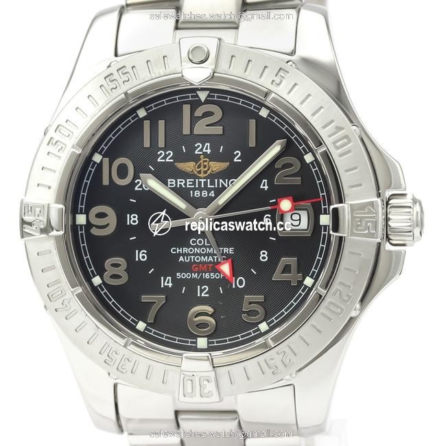 Breitling Colt Gmt Stainless Steel Mens A32350 Watch Breitling Colt Gmt Stainless Steel Mens A32350 Watch